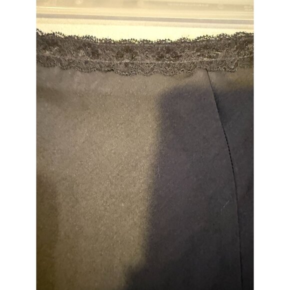 Forever 21 Womens Juniors Maxi Satin Black Skirt Size XS Long Gothic whimisgoth - Picture 3 of 3